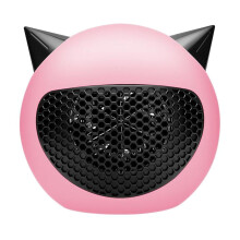 Portable Electric Space Personal Room Heater, Small Desk Heater with Overheat for Office|Indoor|Bedroom Pink