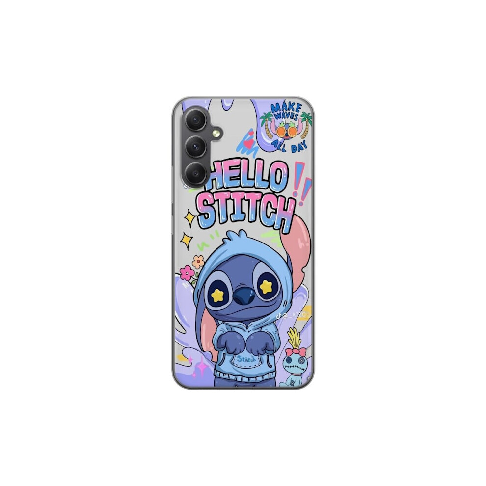 Compatible With Samsung Galaxy A35 Transparent Case Stitch 9389440447813