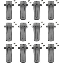 Belt Clip Compatible with Baofeng BF-888S BF-666S BF-777S RETEVIS H-777 Walkie Talkie Two Way Radio 12Pack