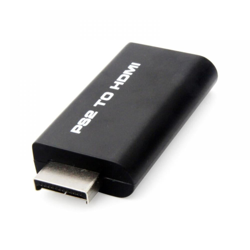 Prettyui Fit Ps2 To Hdmi Video Adapter Converter With 3.5Mm Audio Output For Hdtv Monitor 9389440491755