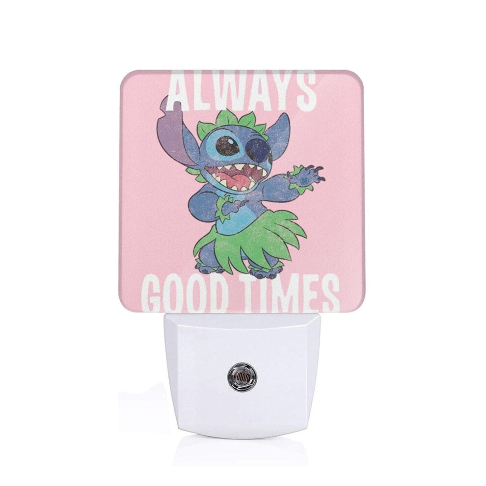 Anime Cartoon Stitch Night Plug Into Wall Decor For Bedroom, Bathroom, Hallway,Kitchen,Dusk To Dawn Sensor Nightlights For Women Room Gifts Light 9389440491656