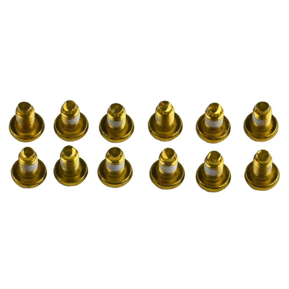 Hongdi 12Pcs M5 X 9Mm T25 Bicycle Screws Mtb Road Mountain Bike Disc Brake Rotor Bolts 9389440493339