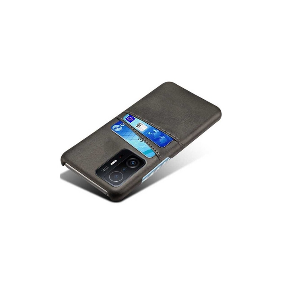 Compatible With Xiaomi Mi 11T / 11T Pro Case Card Holder Retro V2 Black 9389440492929