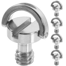 10 Pcs Camera Tripod 1/4 Mount Screw Ring Accessories Monopod