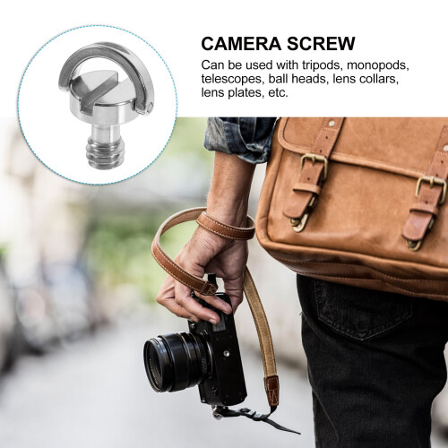 10 Pcs Camera Tripod 1/4 Mount Screw Ring Accessories Monopod 1