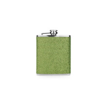 Green Glitter 7oz Stainless Steel Hip Flask