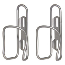 2X Bicycle Kettle Rack Titanium Alloy Hollow Riding Water Bottle Cage Holder with Screws Style A