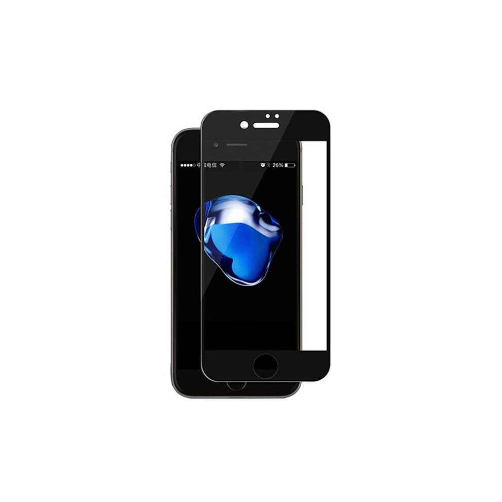 Compatible With Iphone 8 Plus 2.5D Screen Protector Frame 9H 0.3Mm Black 9389440528987