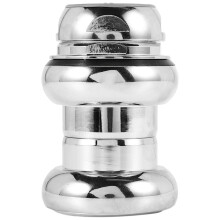 Qtmnekly 22.2mm Bicycle Headset 1 Inch Fixed Gear Racing Bike Headset Bearing Fixed Gear Road Bike Aluminium Alloy Headset,Silver