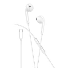 USB-C in-ear headphones for compatible with Samsung / compatible with iPhone 15, 16 and mobile phones with USB-C connection, white