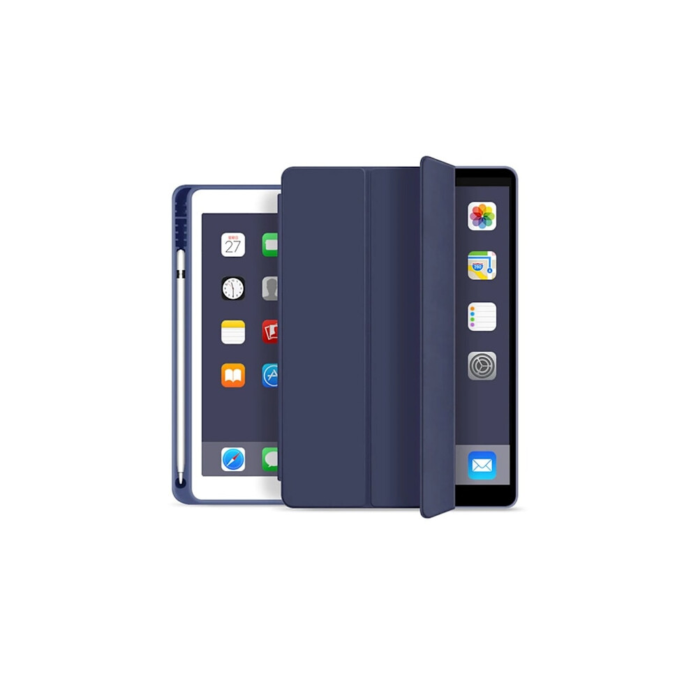 Tech-Protect Compatible With Ipad 10.2 2019/2020/2021 Case With Pen Holder Blue 9389440529304