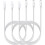 3x Usb-c to Lightning cable (1 m) with MFI certified White 1