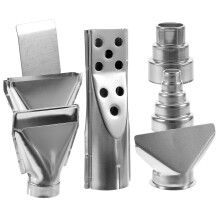 7 Pcs Replacement Air Nozzles Hot Soldering Tips Parts Welding Attachments Kit Flat Mouth