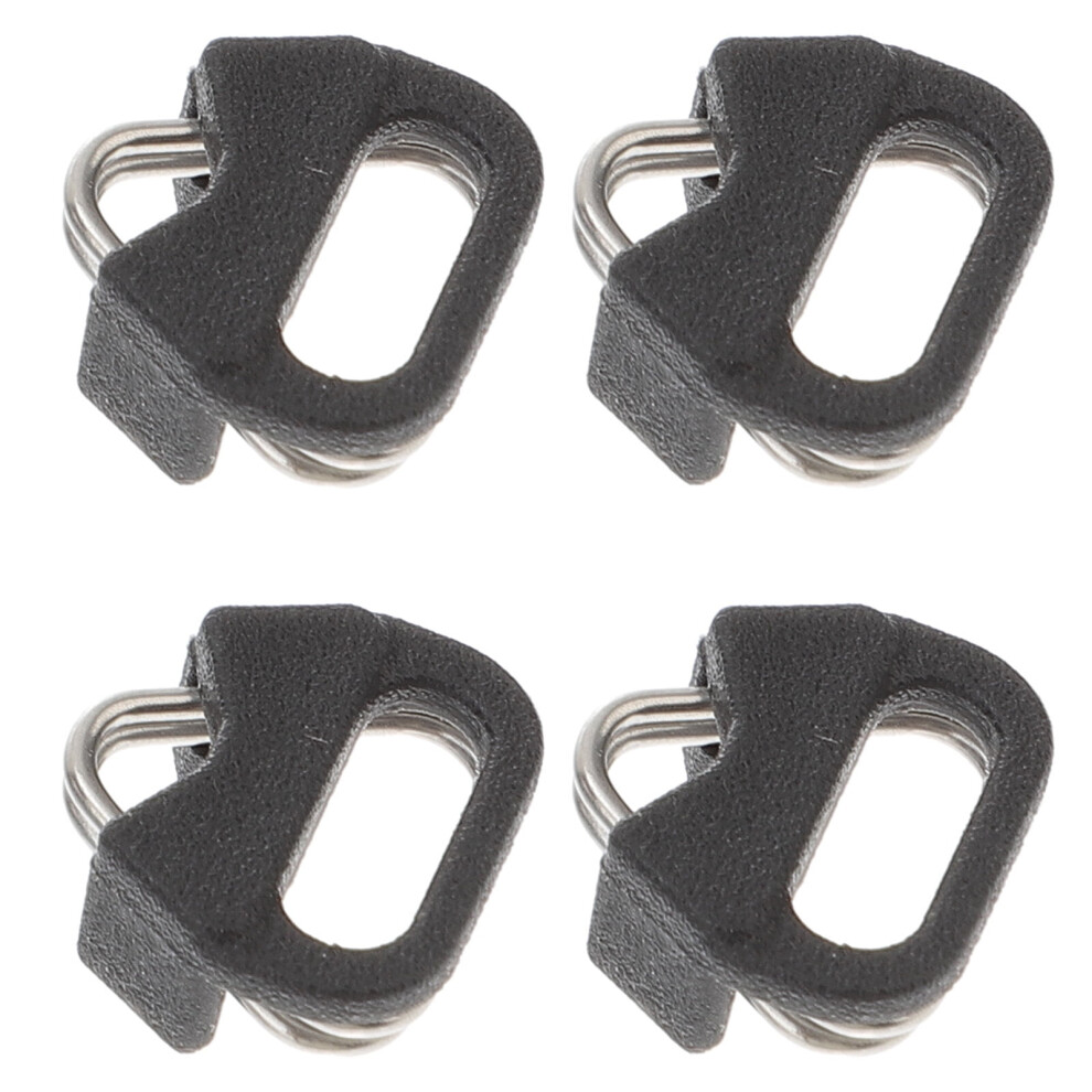 4 Sets Stainless Steel Abs Triangle Ring Fastener Triangular Hook Split Camera Strap 9389440616639