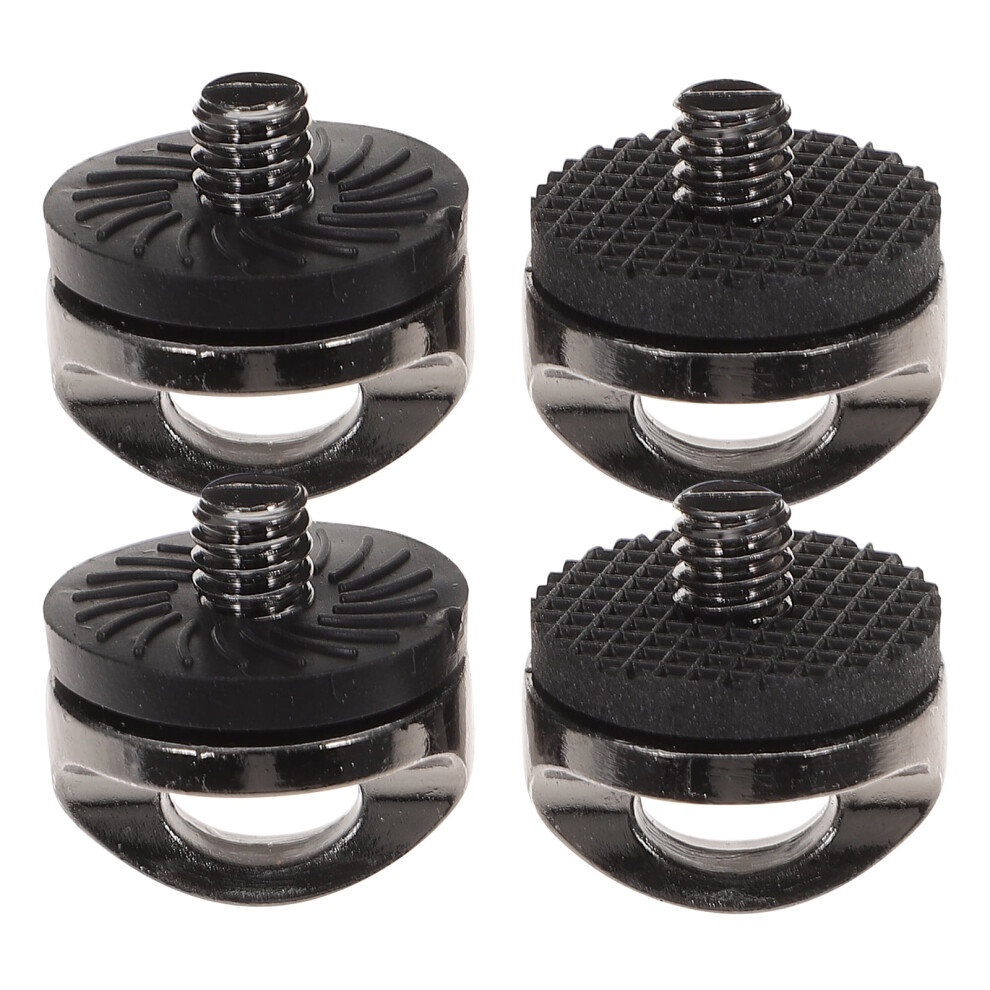 Eease 4Pcs Camera Leash Holder 1/4" Screw Shoulder Strap Mount For Cage Metal Bracket 9389440616646