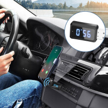 Donemore Bluetooth 5.3 FM Transmitter for Car, Wireless Bluetooth FM Radio Adapter, Music Player FM Transmitter/Car Kit