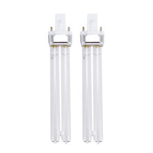 2pcs 11W Ultraviolet UV Disinfection Lamps Uv Sterilization Lamps for Sterilizer Aquarium (G23 Lamp Base)