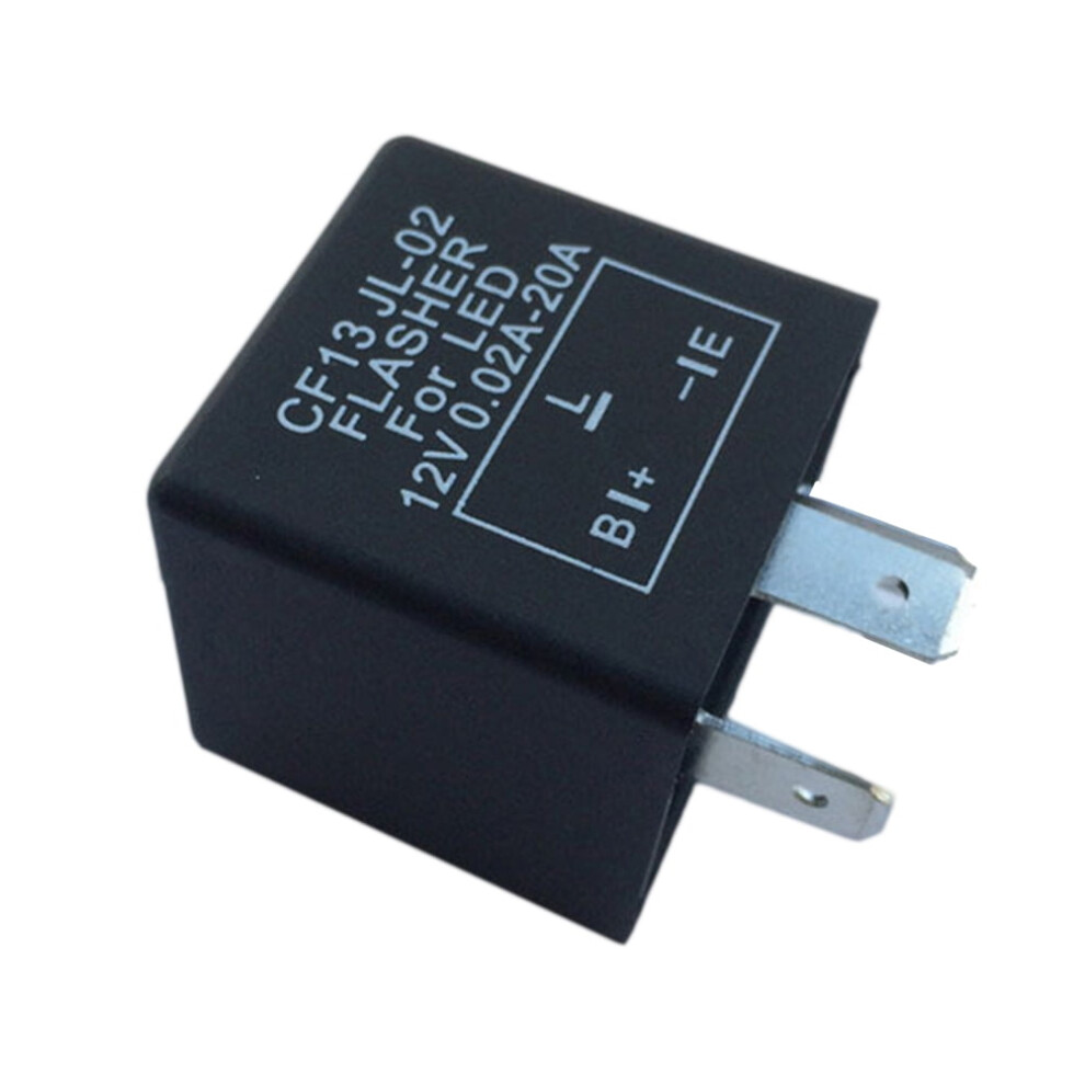 3-Pin Unadjustable Cf13 Jl02 Led Flasher Relay Turn Signal Hyper Flash Blinking 9389440618114