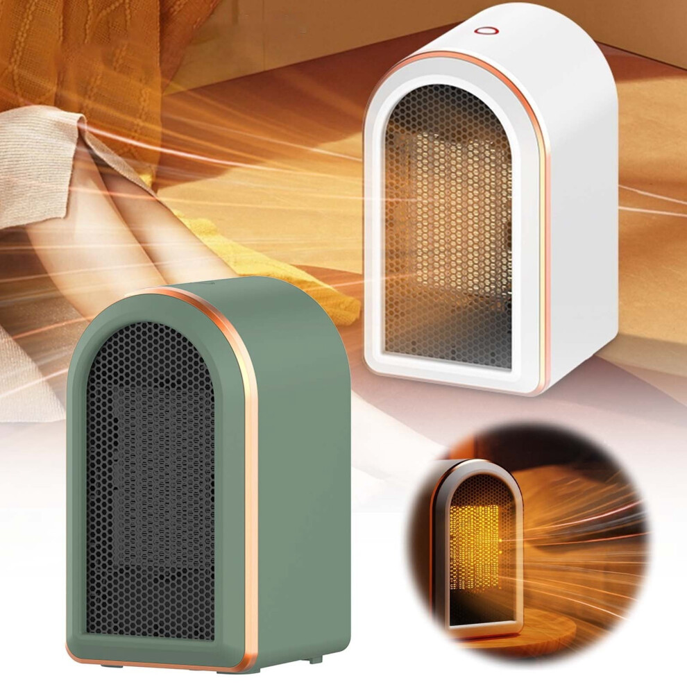 Portable Ceramic Space Heater With Overheat Protection, Auto Shut-Off, Energy Efficient For Bedroom, Desk, Table - 4 Tech Ul Listed 9389440618343