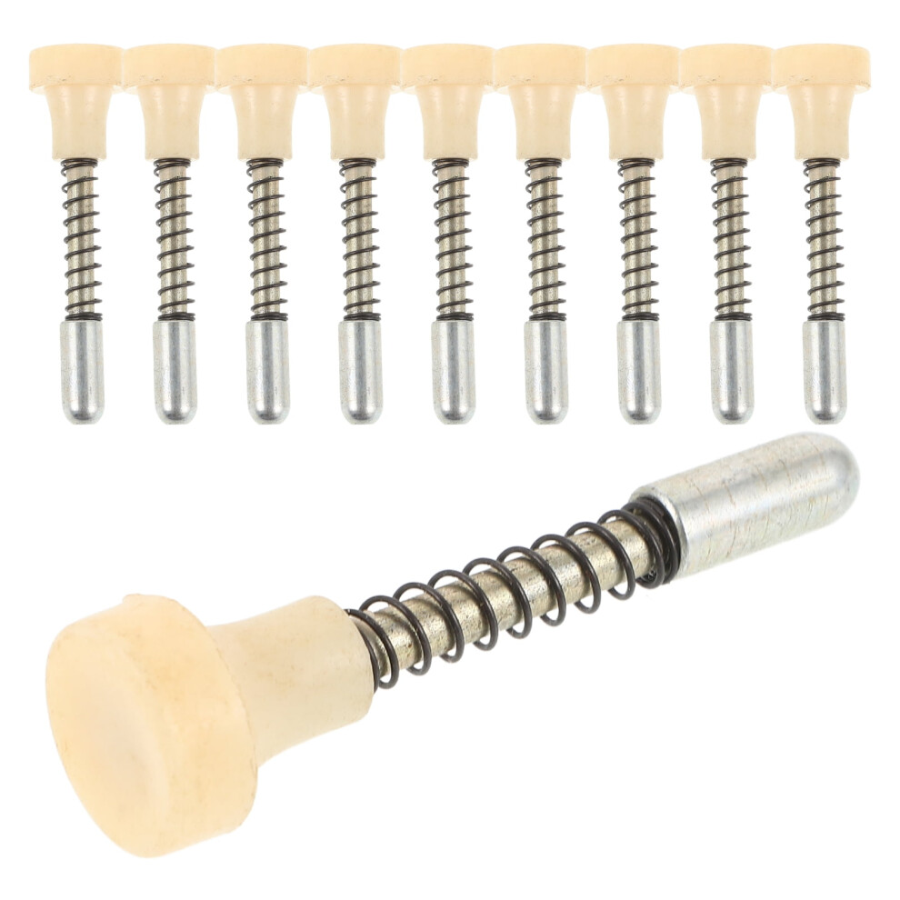 Spring Latch 10 Pcs Door Hardware Loaded Pin Switch Gate Lock Cabinet Plastic Metal 9389440618213
