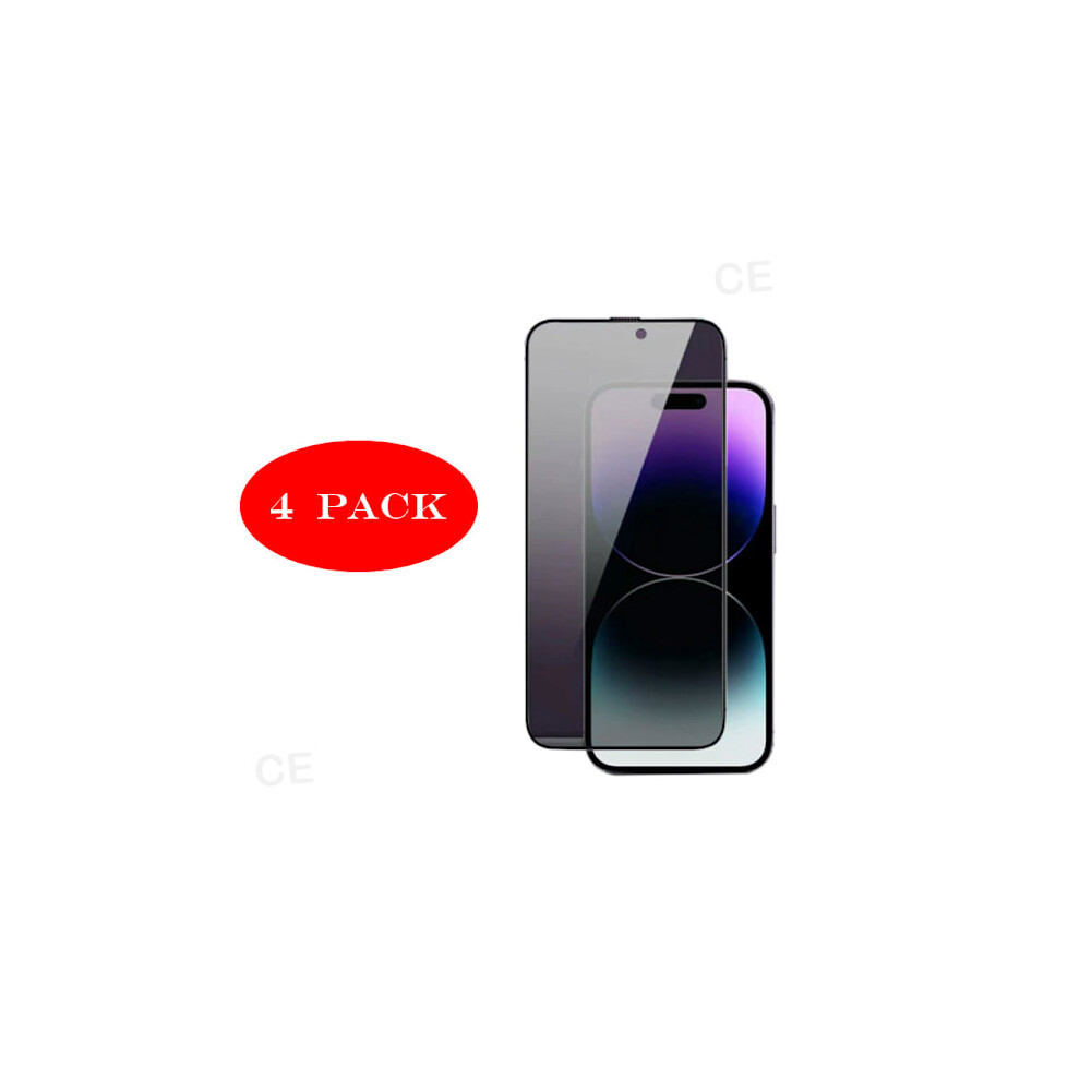 [4-Pack] Compatible With Iphone 15 Plus Privacy Tempered Glass Screen Protector, Anti-Spy Protection 9389440617865