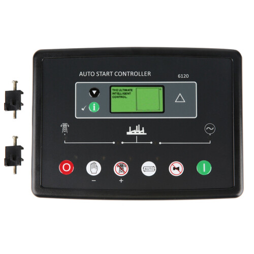 Preset Function Engine Controller With Start Delay Control And Warm Up Regulation Smart Genset Automation System High Accuracy Data Display