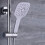 Adjustable ABS Shower Head Holder for 22mm Rail, Sturdy Bathroom Slider Bracket 3