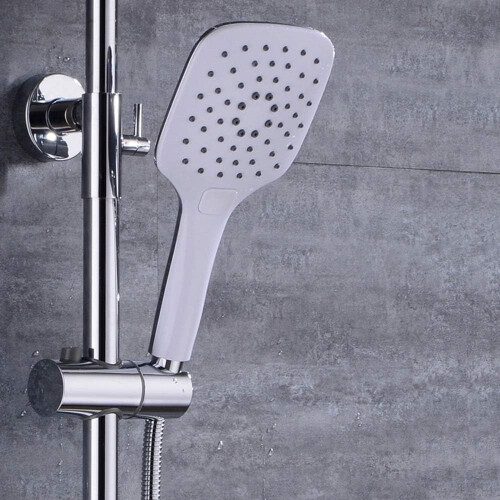 Adjustable ABS Shower Head Holder for 22mm Rail, Sturdy Bathroom Slider Bracket 2