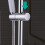 Adjustable ABS Shower Head Holder for 22mm Rail, Sturdy Bathroom Slider Bracket 2