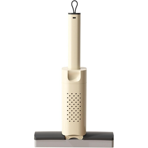 Mini Mop with Sponge for Kitchen and Bathroom, Hands Cleaning, Compact MultiSurface Use, Milky White 1