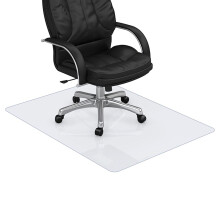 Clear Chair Mat Hardwood Floor Protector, Large NonSlip Transparent PVC, Custom Cut Sizes
