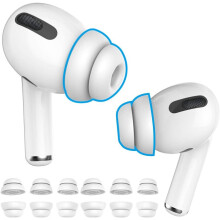 paia di inserti auricolari compatibili con AirPods Pro2 e compatibili con AirPods Pro, inserti auricolari in silicone, accessori di ricambio per