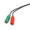 Cable extensor de audio estéreo Jixopn de 3,5 mm macho a 2 hembras para auriculares 6
