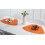 Σουπλά LINLIN Wedge, 4 τεμάχια πλενόμενα σουπλά PVC σε σχήμα ανεμιστήρα για τραπεζαρία, 2