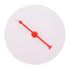 Roue de la fortune pour fête sur platine vinyle, loterie murale pour adultes, en mousse blanche