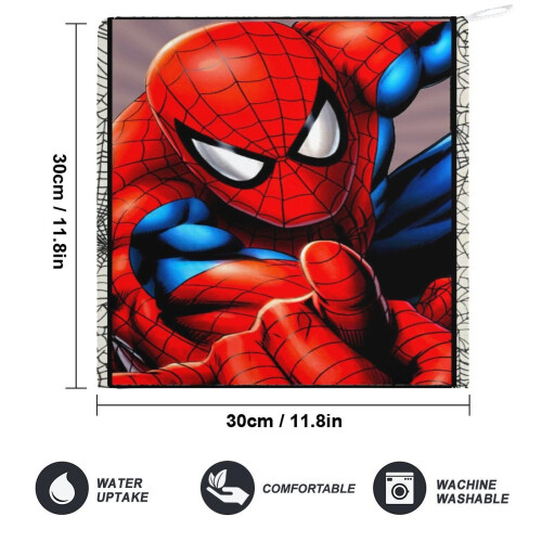 Χειροπετσέτες Spider-Man για το μπάνιο, Βαμβακερές πετσέτες προσώπου απαλές 1