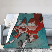 Coperta Gravity Falls Hotel, coperta anime per letto, coperta per divano, coperta in pile ultra morbida per camera da letto e soggiorno, 60x50 pollici