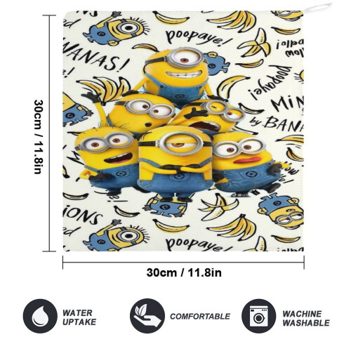 Χειροπετσέτες Minions για το μπάνιο, Βαμβακερές πετσέτες προσώπου απαλές 1