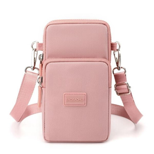 Schoudertas, telefoontasje, roze