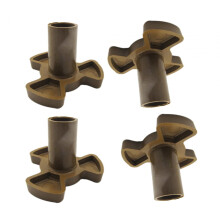 DOMELAY4 st. mikrovågsugnskoppling, roterande axel, mikrovågskoppling, bricka, axel för roterande axel, 15x17x10mm, 5mm