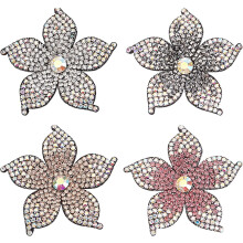 4 toppe con strass di cristallo in 4 colori, cucibili per jeans, giacche, scarpe, borse, scrapbooking - compatibili con artigianato e decorazione di