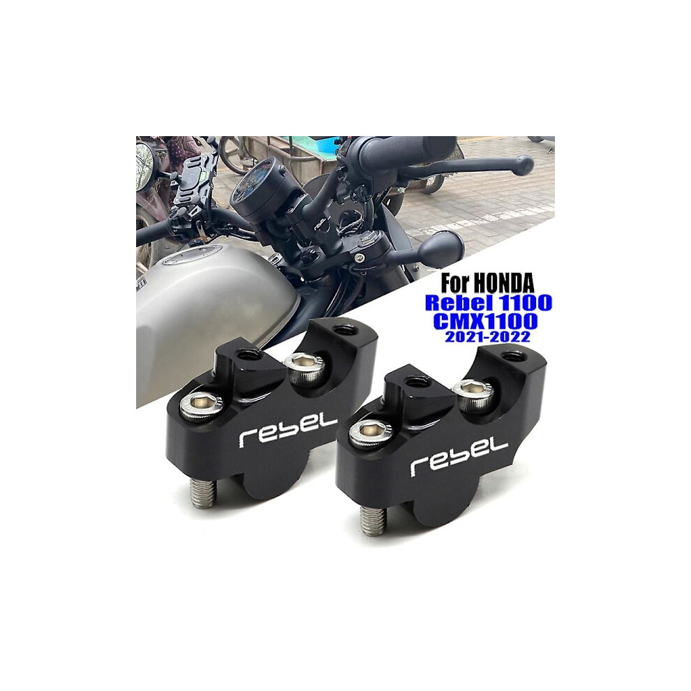 Cm1100 Handlebar Riser For Honda Rebel Cm Cmx 1100 2021 2022 Cmx1100 Handlebar Back Move Mount Raised Extend Clamp Adapter Moto 9483153175770