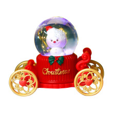 Yonrjhukm Christmas Sante Claus Snow Sphere Decoration, Festive Home and Car Ornament with Light Up Feature, Ideal Holiday Gift