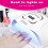 120W UV/LED nagellamp met 10s/30s/60s/99s 2