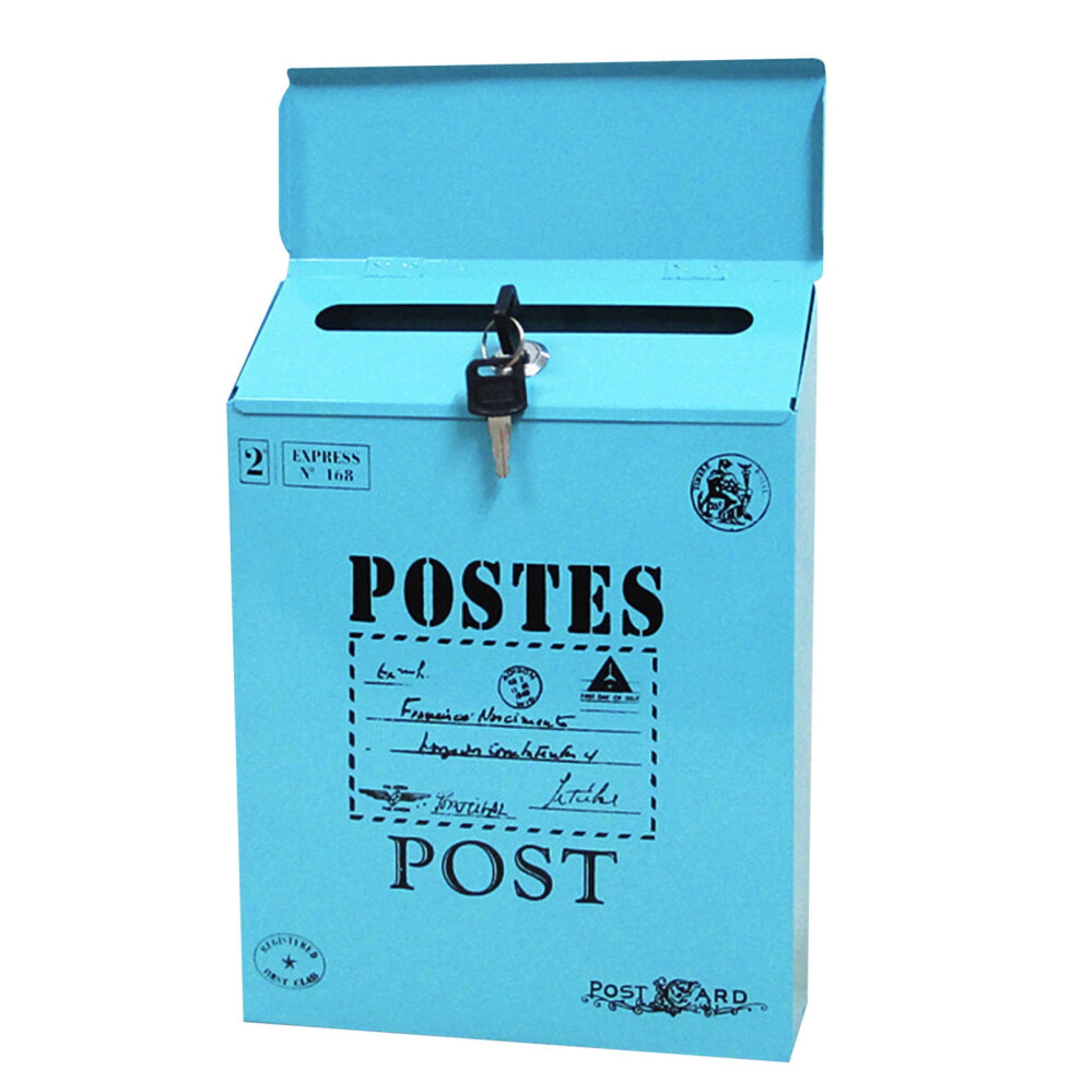 Apmemiss Wholesale Vintage Retro Wall Mount Mailbox Mail Postal Letter Newspaper Box Waterproof 9164030931435