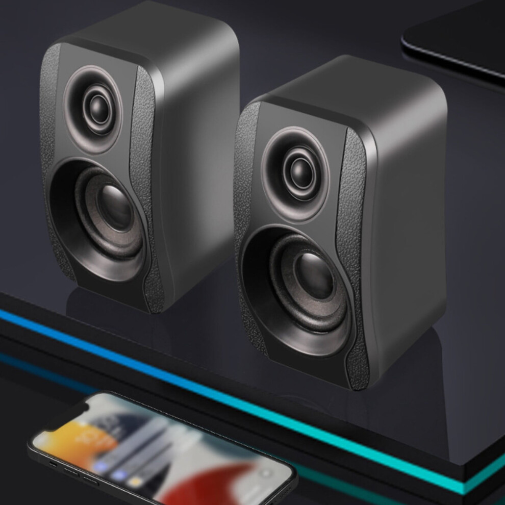 Lulshou Stylish Desktop Wired Subwoofer, Portable Speaker With Enhanced Audio For Laptop, Gaming, Home Use Â Compatible With Devices 9164030169241