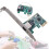Κάρτα ελεγκτή δικτύου LAN PCI 1000Mbps Gigabit Ethernet Κάρτα δικτύου RJ-45LAN 6