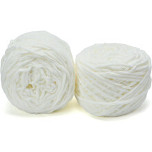 Hilo de chenilla grueso de 100 g (6.5 oz, n. 6), súper grueso, ideal para mantas, ganchillo y manualidades de punto.