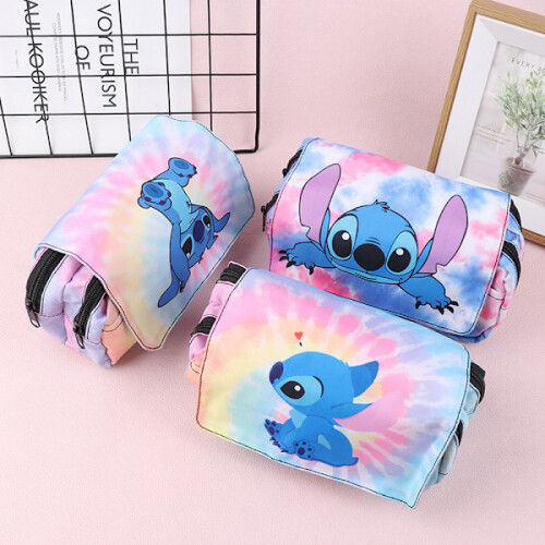 Κασετίνα Κασετίνα με φιγούρα Lilo & Stitch με εκτύπωση Τσάντα μολυβιού Students B 1