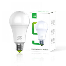 Smart WiFi RGBWW LED Bulb, 9W Color-changing, Voice Control via Alexa & Google Assistant, Compatible with Alexa and Google Home